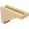 Ekena Millwork 3"W x 9"D x 6"H Classic Burlington Rough Cedar Woodgrain TimberThane Corbel, Primed Tan CORUR03X09X06BURRCPR - alternate 2
